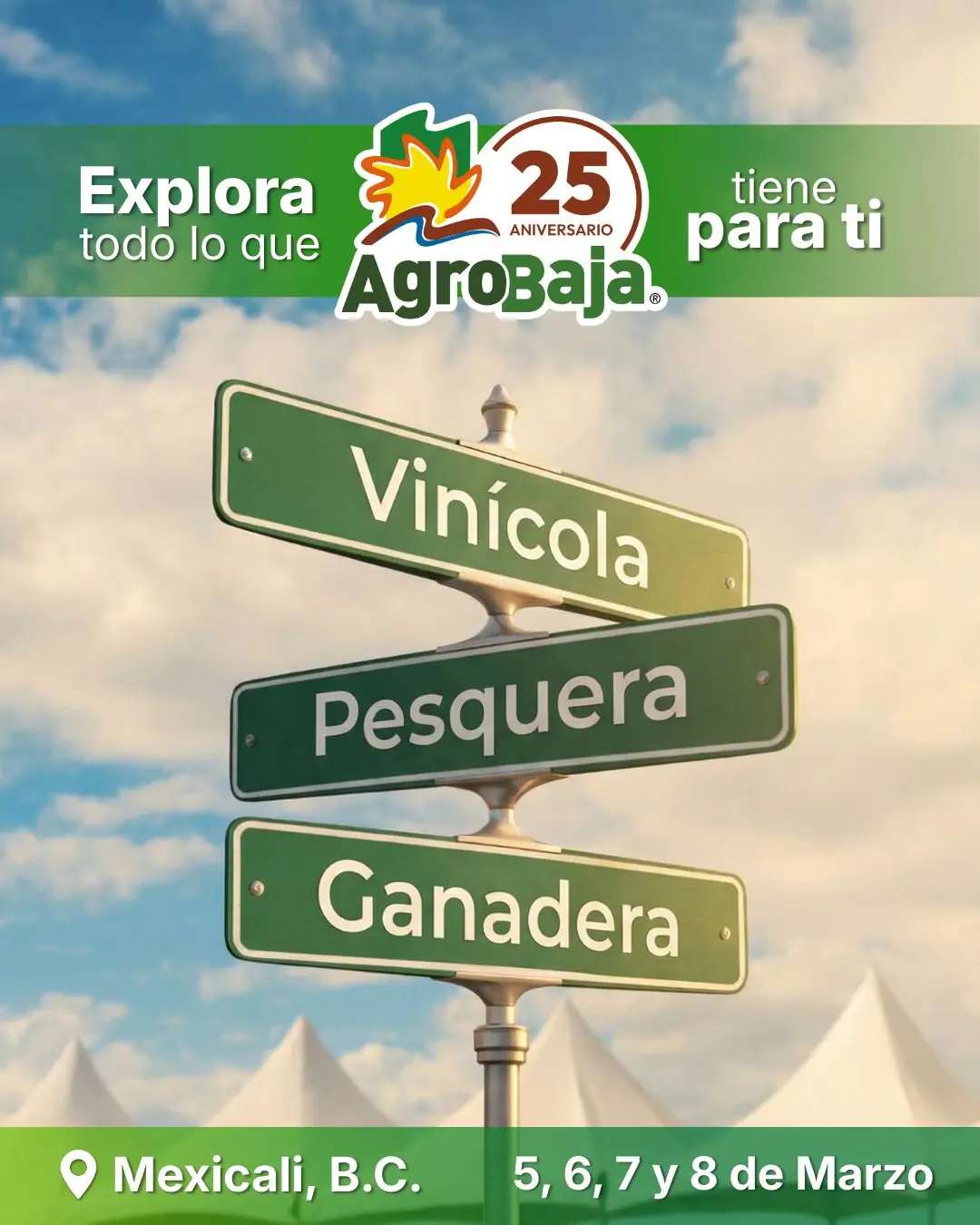 AgroBaja señalética promocional