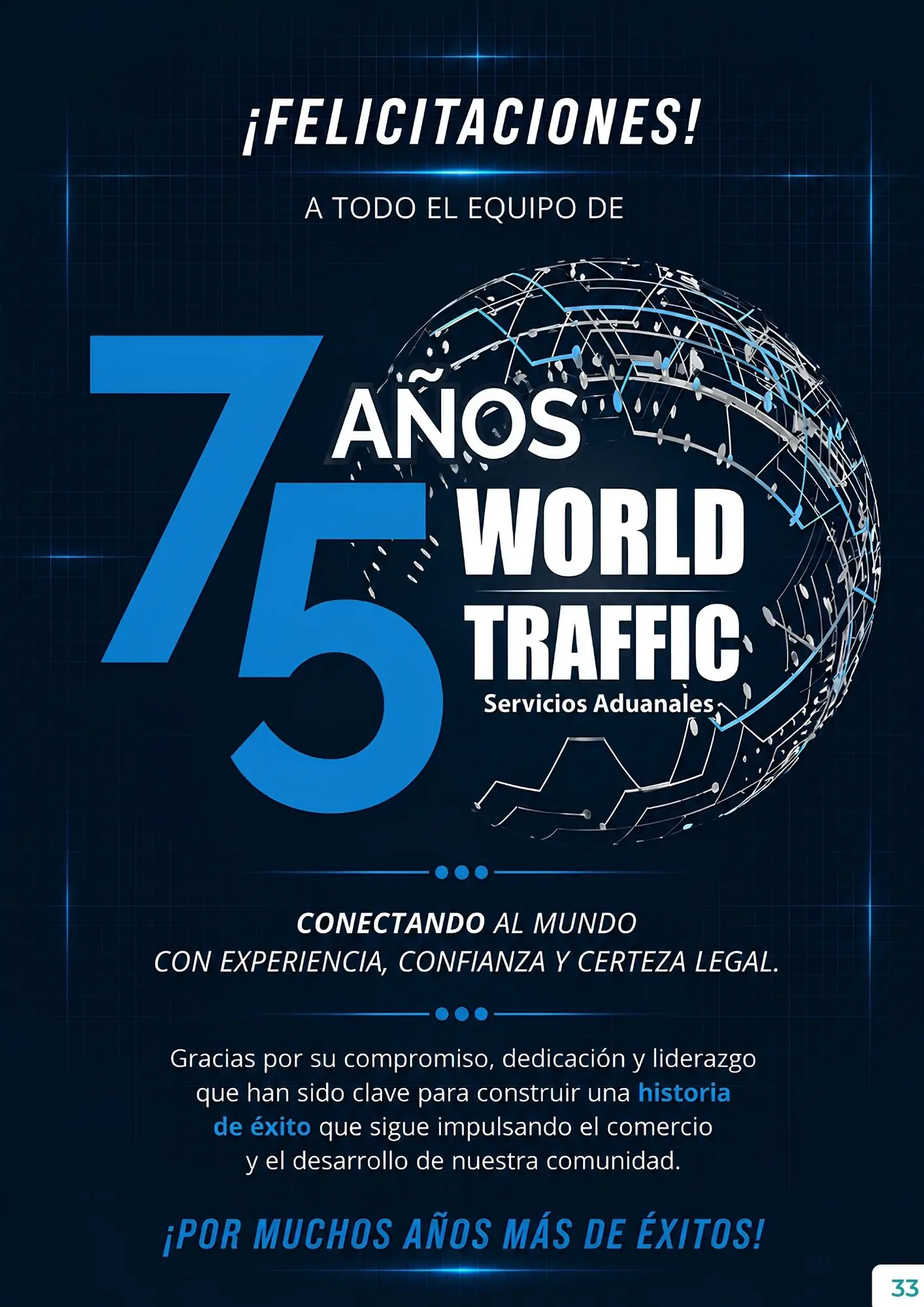 World Traffic aniversario